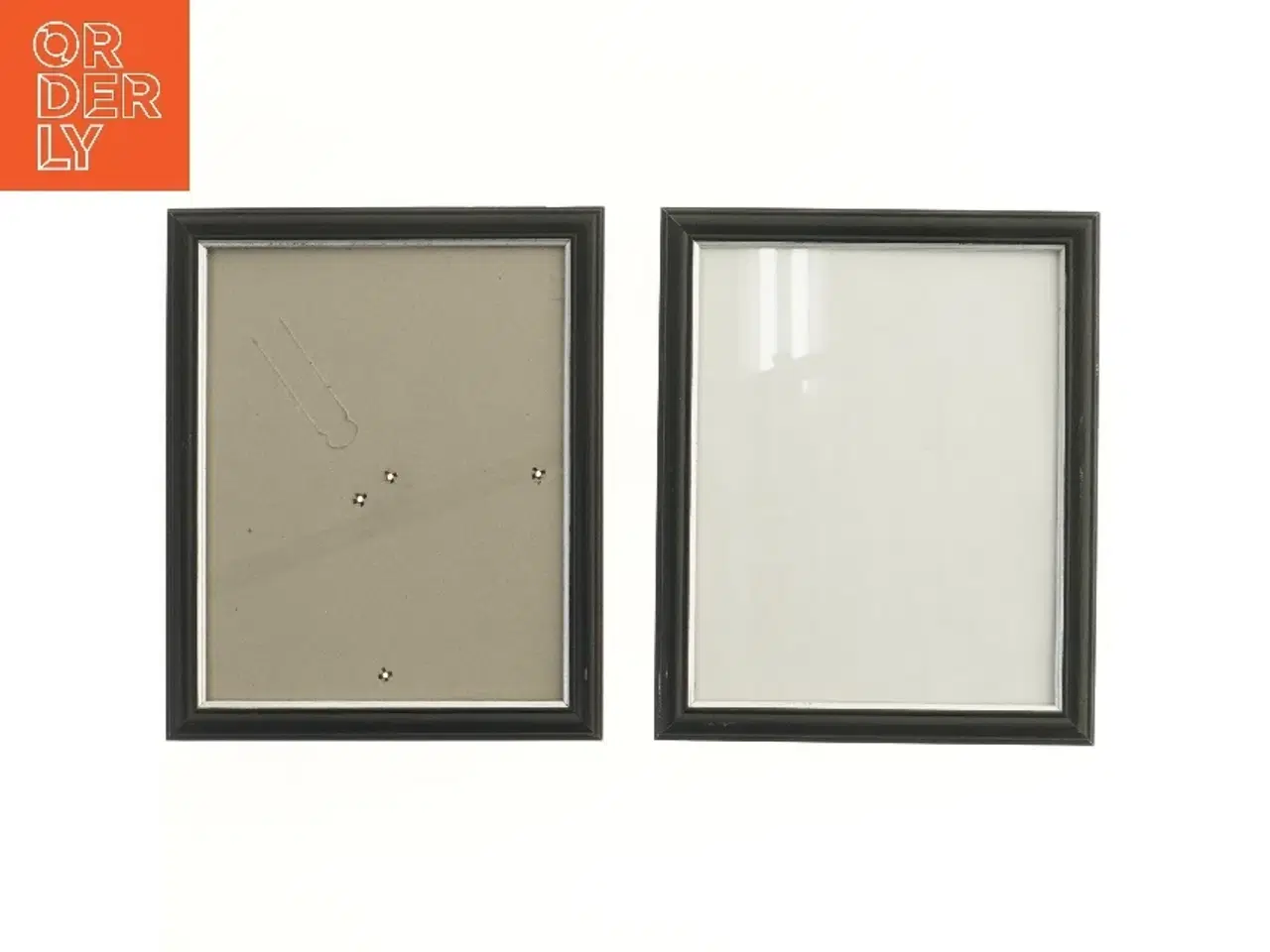 Billede 1 - Sorte billedrammer (str. 2 stk 28,5x23,5 cm)