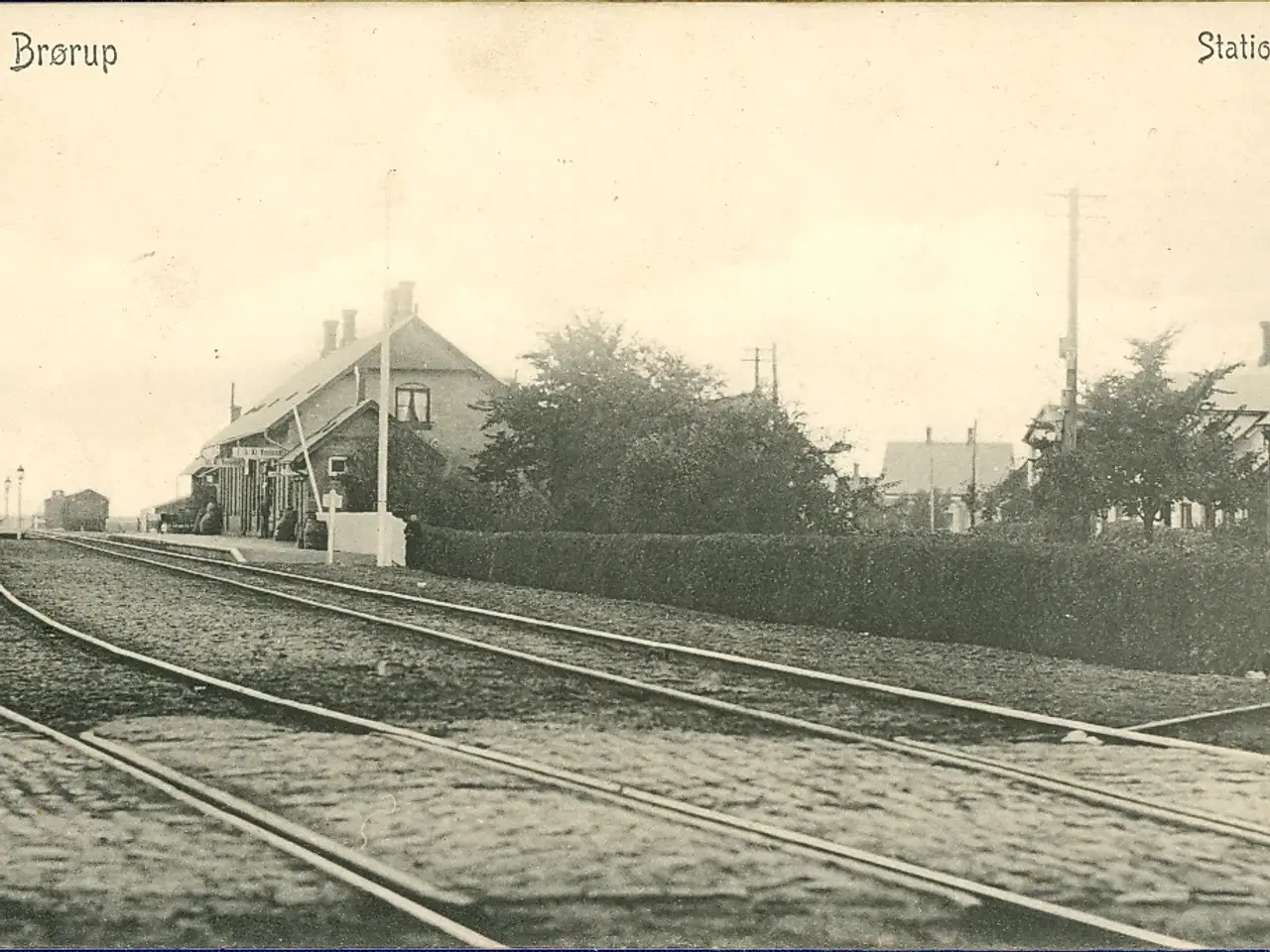 Billede 1 - Brørup Station, ca. 1908