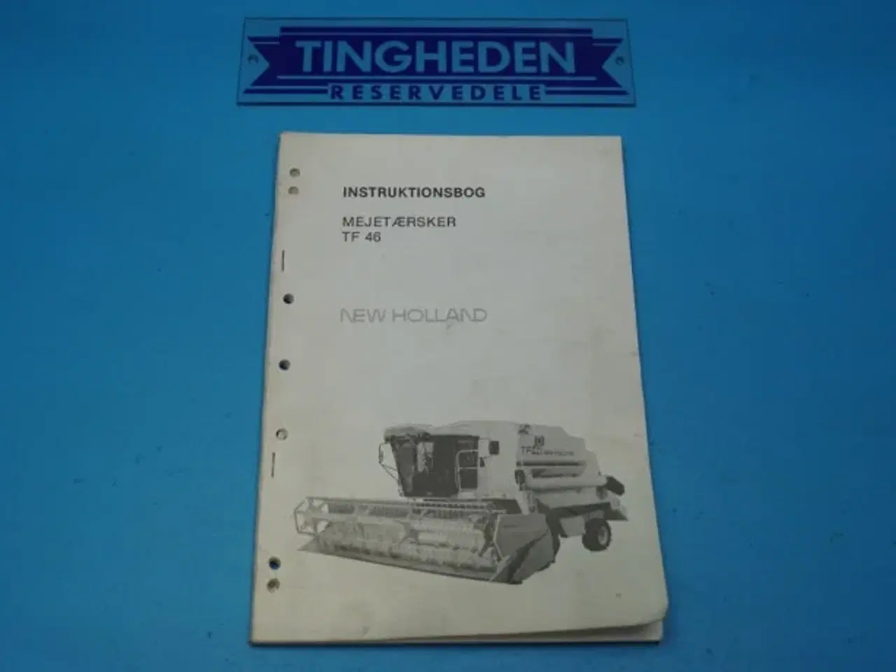 Billede 1 - New Holland TF46 Instruktionsbog (DK)