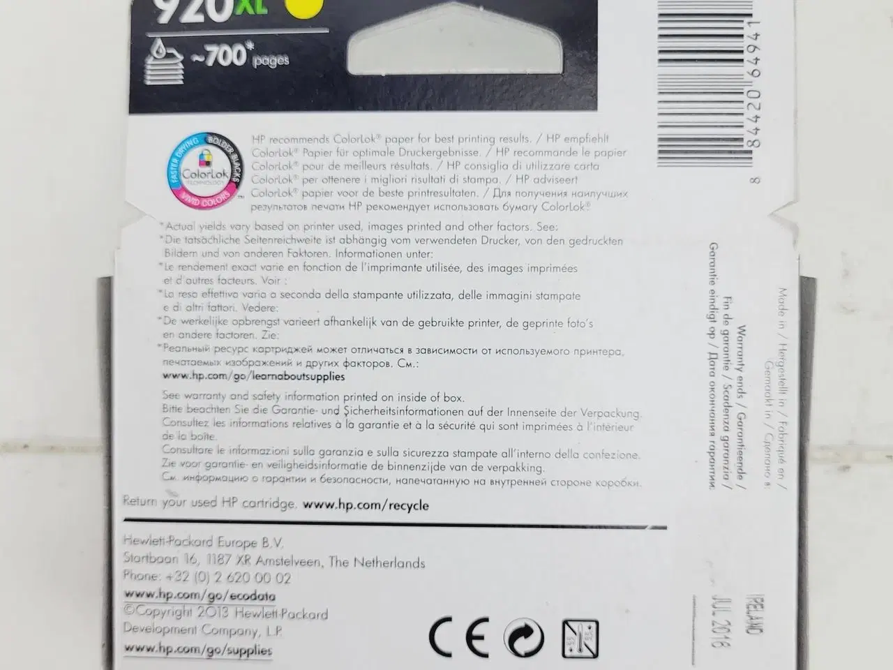 Billede 5 - ⭐️- Blækpatroner HP 920XL