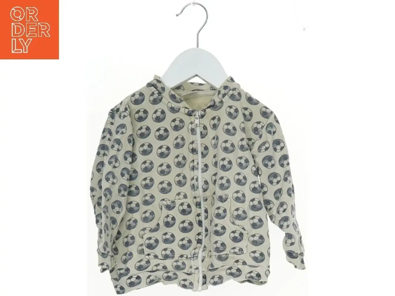 Billede 1 - Børne hættetrøje med fodboldmønster fra Friends (str. 86)
