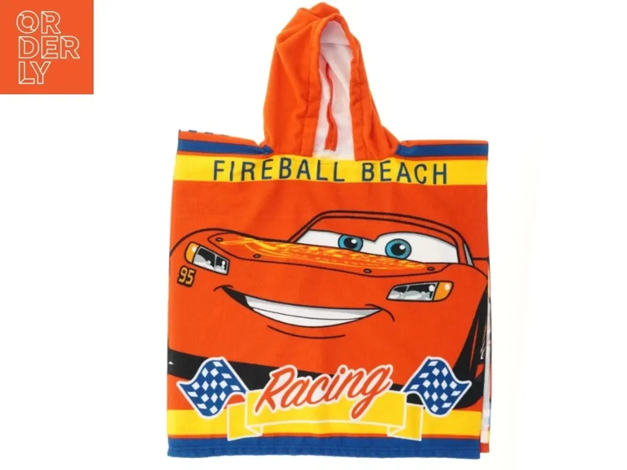 Billede 1 - Hooded Cars badehåndklæde fra Disney (str. 60x60 cm)