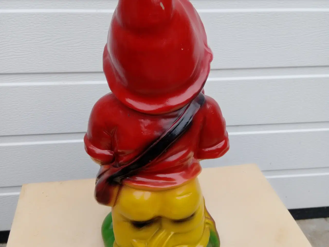 Billede 3 - Julenisse, lille glad havenisse højde 35 cm