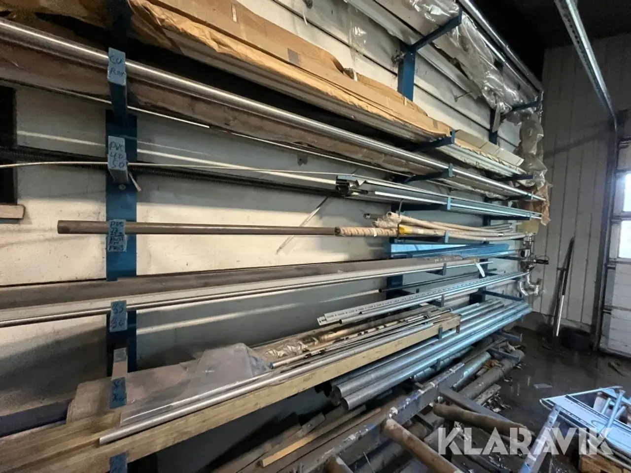 Billede 5 - Blandet lot med assorterede længder af stål- og aluprofiler