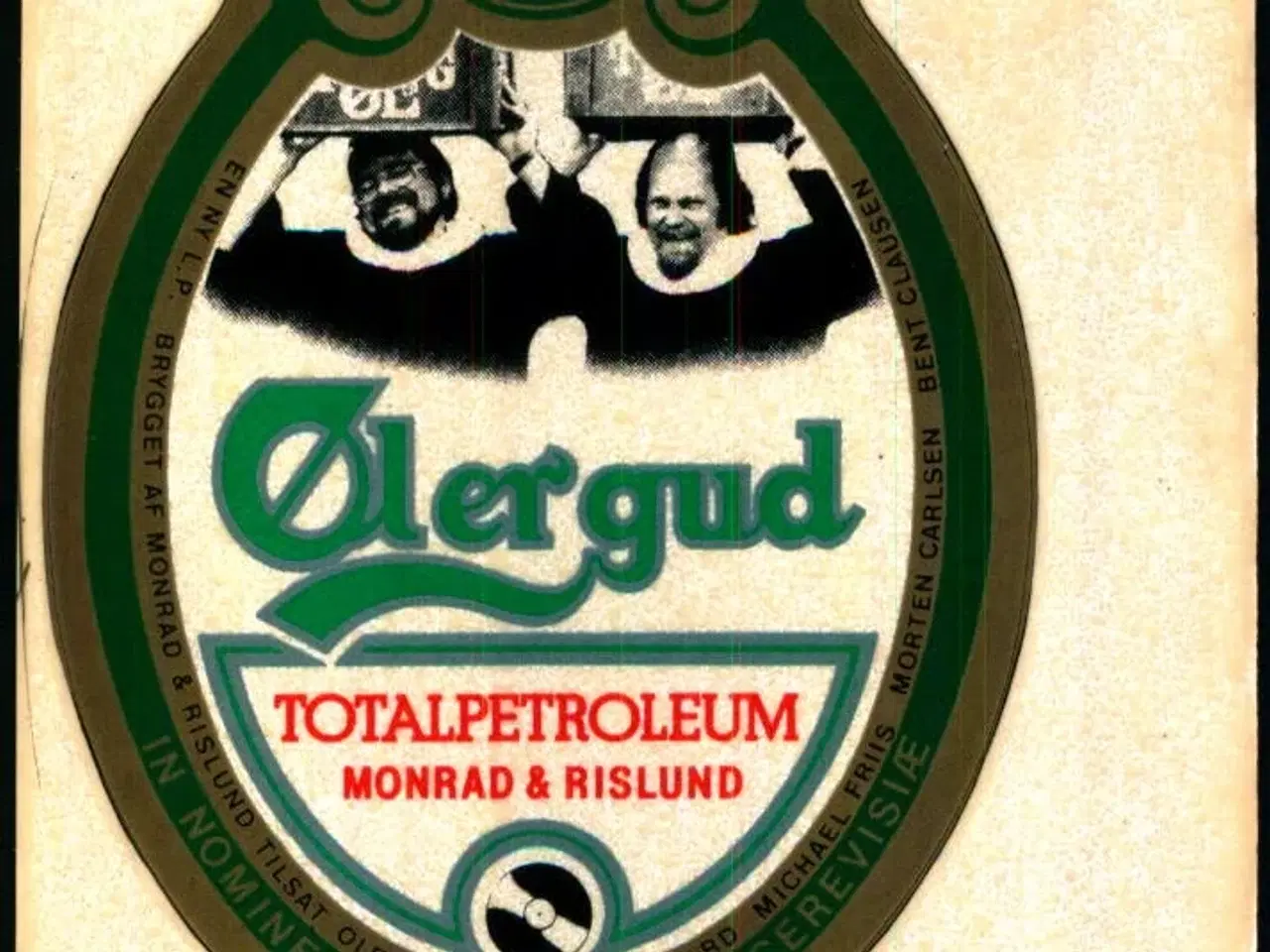 Billede 1 - Øl er gud - Selvklæbende etiket fra Totalpetroleum