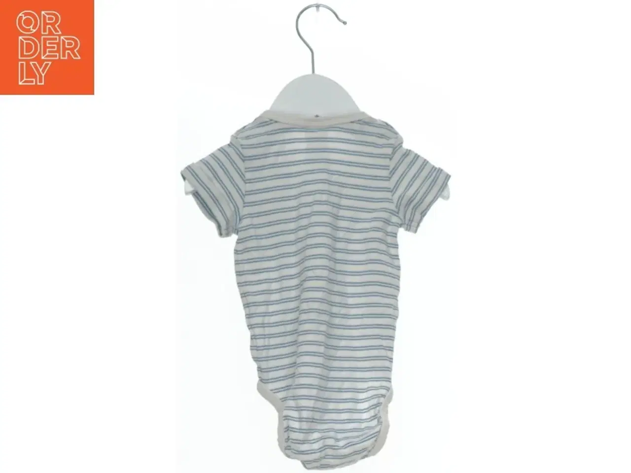 Billede 2 - Stribet bodystocking med kortærmet design fra H&M (str. 68)