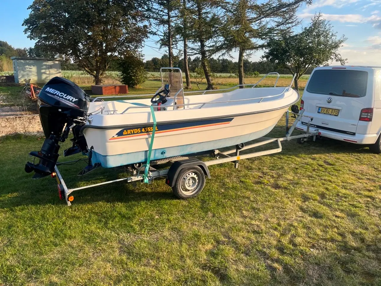 Billede 4 - 14-fods Ryds 435 SSL med 25hk Mercury 