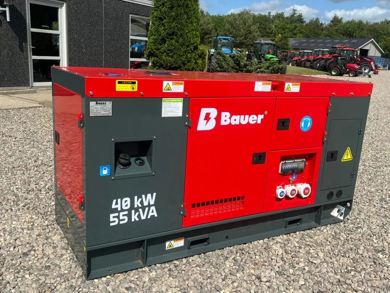 Billede 3 - Bauer GFS-40 ATS, 40 kW/50 kVA Fabriksny generator