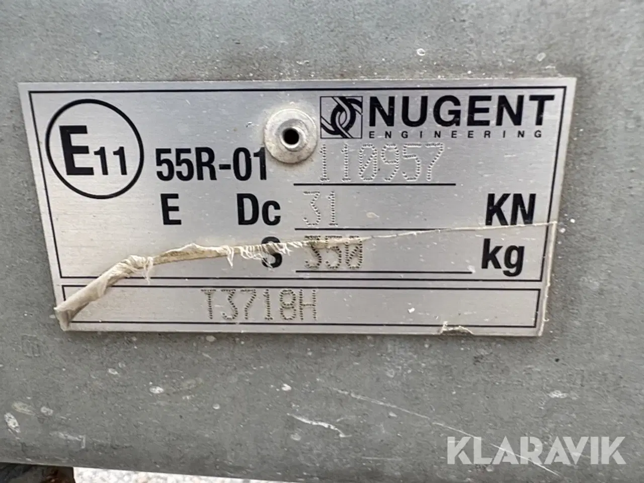 Billede 6 - Tip trailer  til personbiler Nugent KFG35