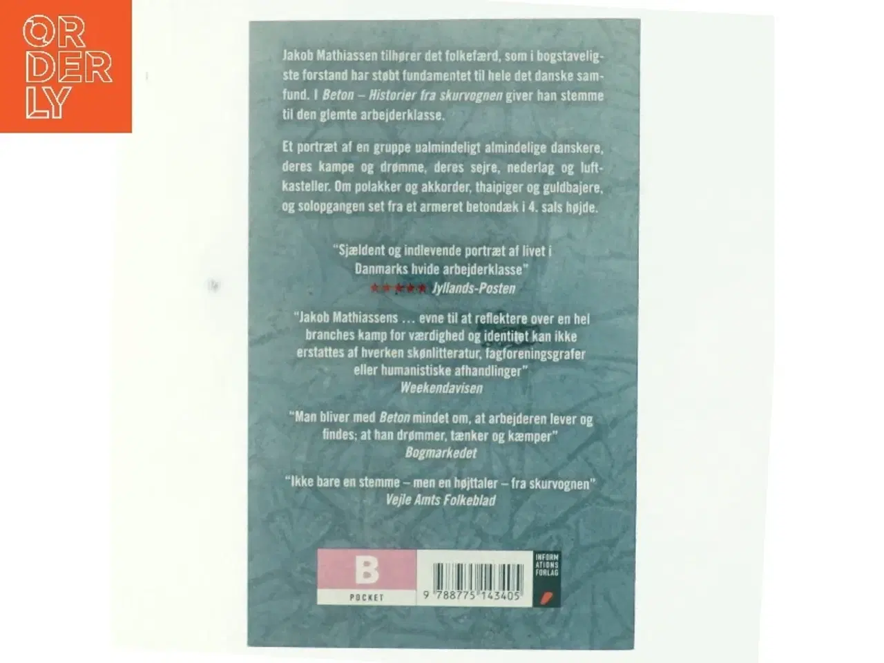 Billede 3 - Beton : historier fra skurvognen af Jakob Mathiassen (Bog)