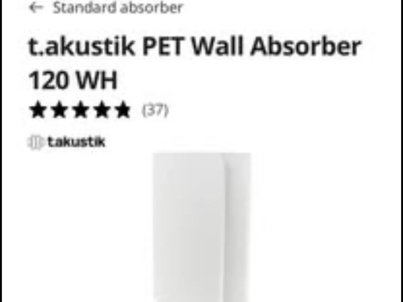 Billede 2 - Studie Wall absorbers fra takustik
