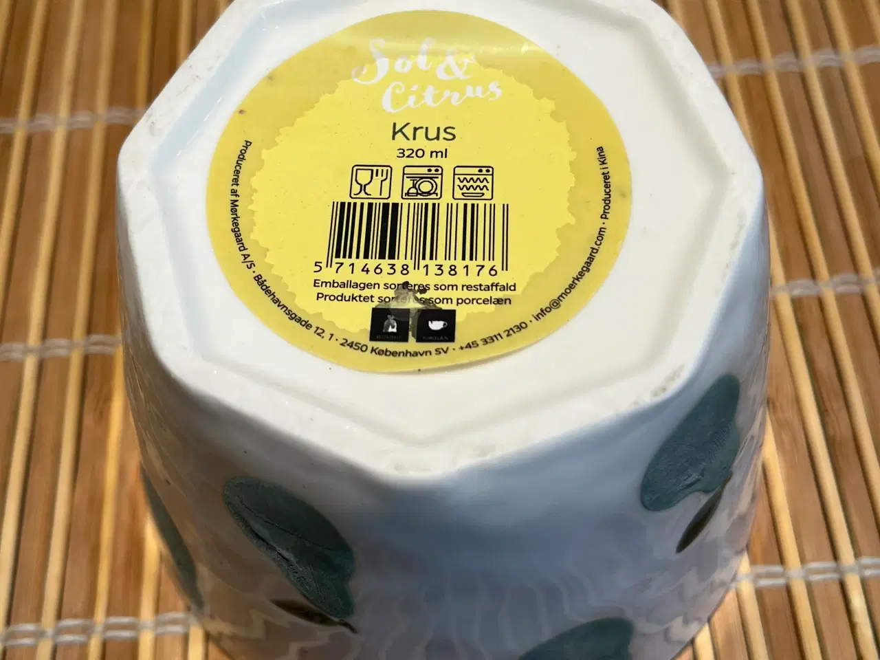 Billede 5 - Stor kop med pæremotiv  produceret Mørkegaard A/S