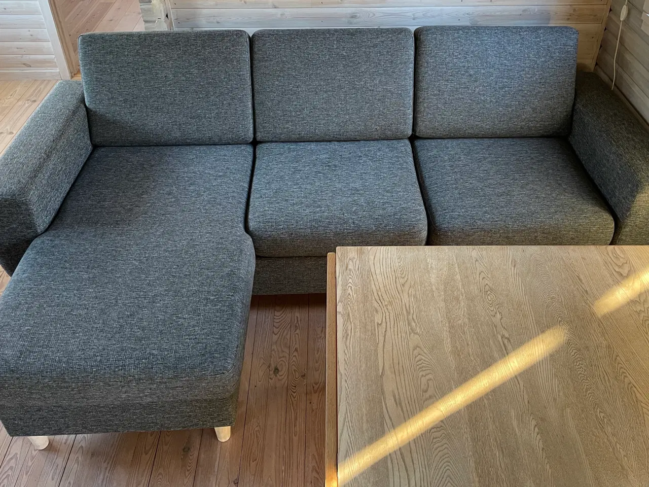 Billede 1 - Sofa med chaiselong