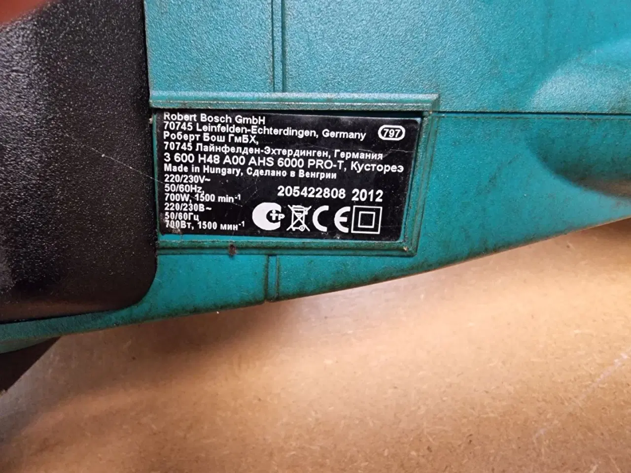 Billede 3 - Hækkeklipper Bosch 6000-PRO-T