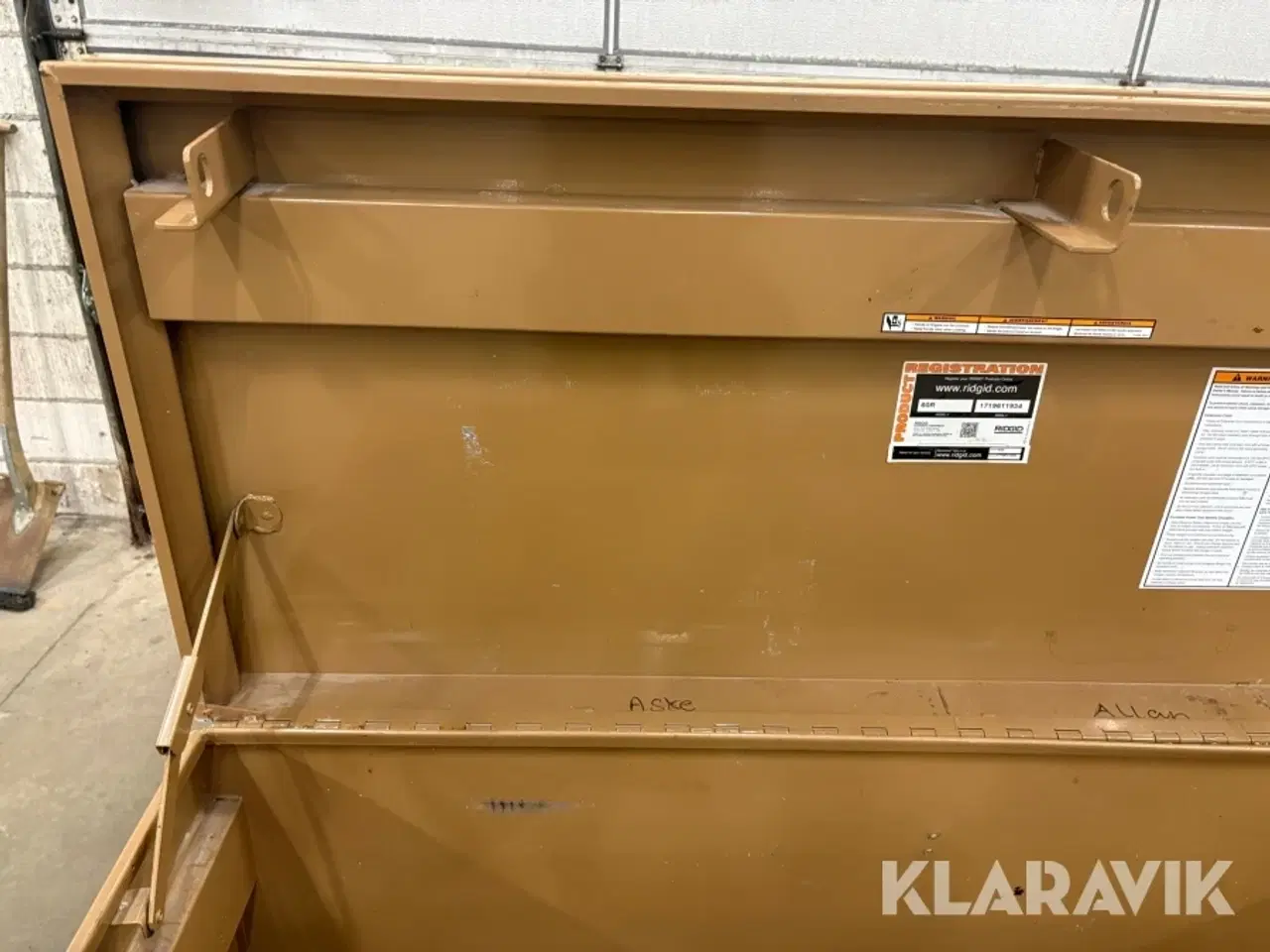 Billede 12 - Opbevaring/værktøjs kasse Rigid 60R uden lås og nøgle
