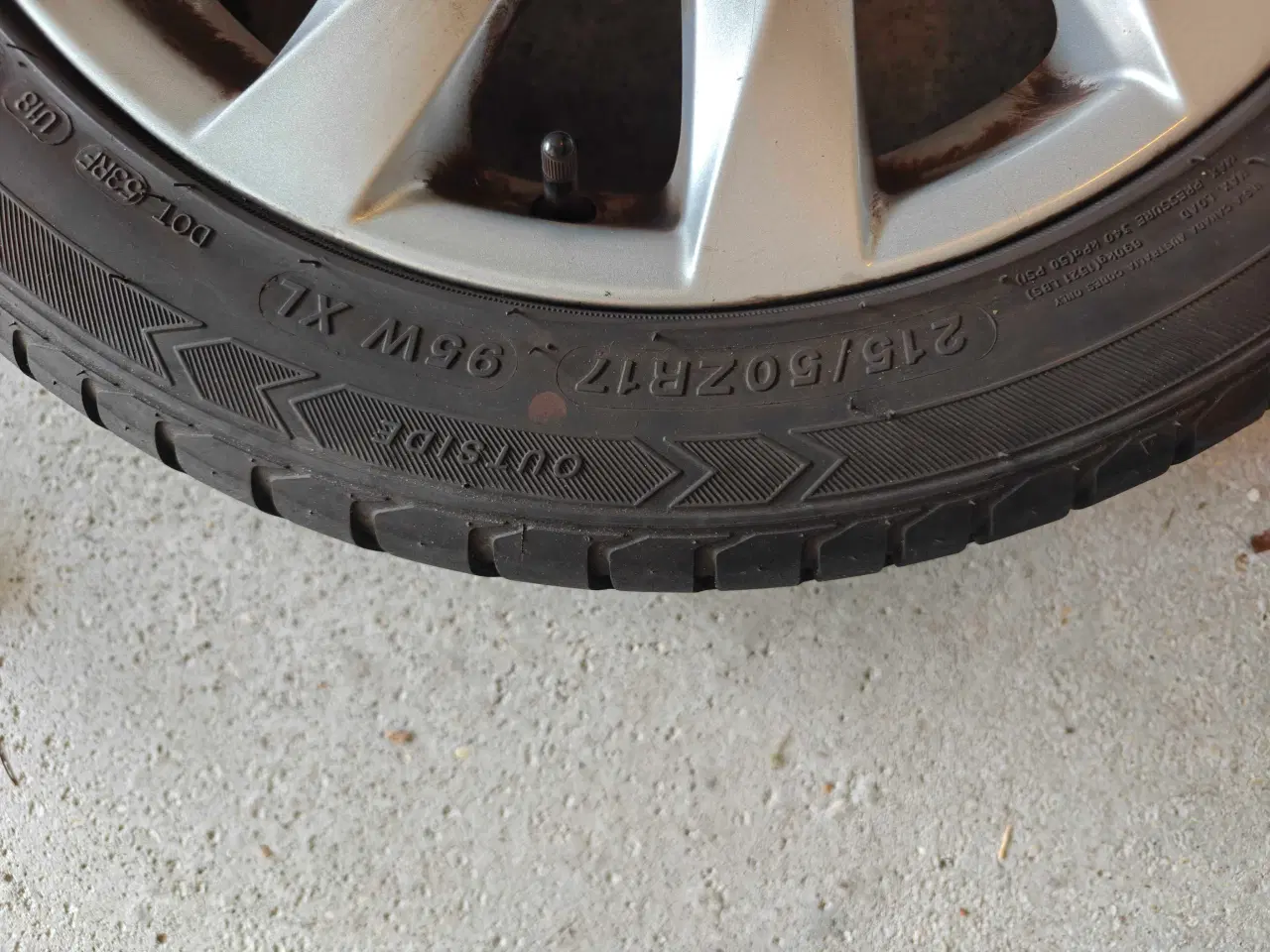 Billede 6 - Mazda 6 Alufælge med sommerdæk.
