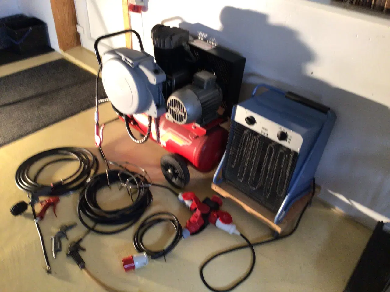Billede 3 - RENO kompressor og 9kw varmeblæser