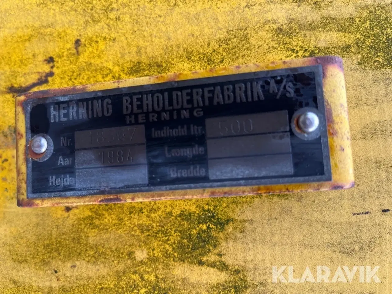 Billede 7 - Diesel tank Herning Beholderfabrik