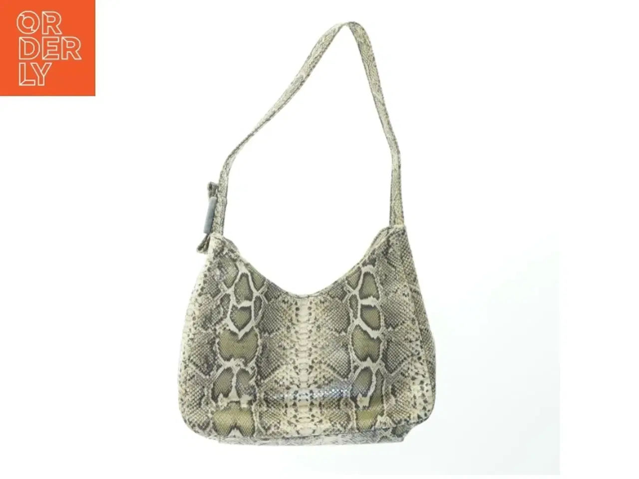 Billede 1 - Taske med slangeskindsprint (str. 25x30x6 cm)