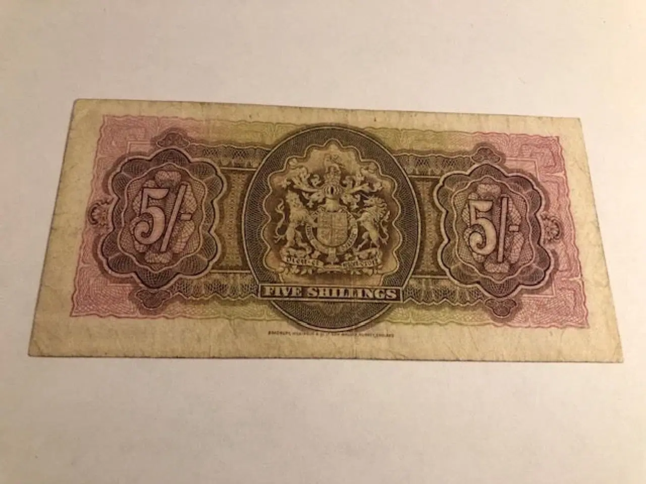 Billede 2 - Five Shillings Bermuda 1937