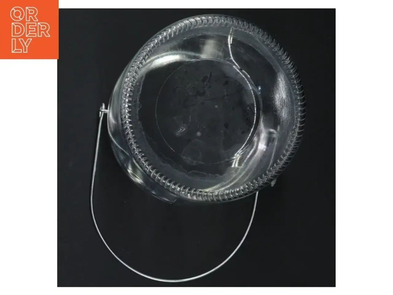 Billede 4 - Glaslysestage/lanterne med hank (str. 11 cm)