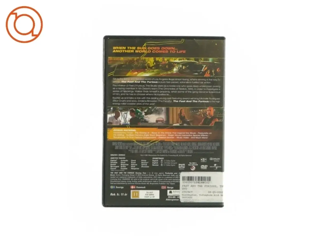 Billede 2 - The fast and the furious (DVD)
