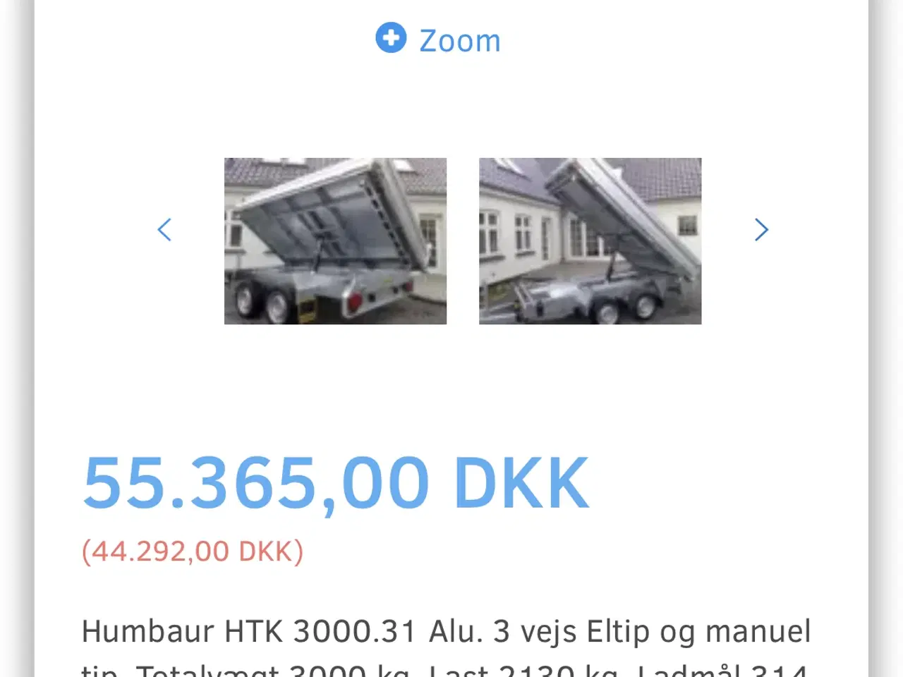 Billede 9 - Humbaur Tiptrailer HTK 3000.31