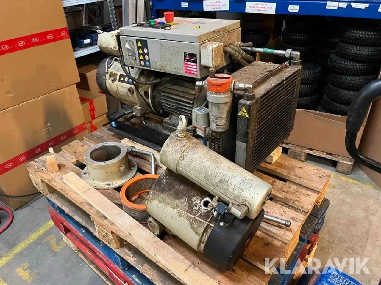 Billede 1 - Kompressor Mattei ERC 504L lamel 4 kW