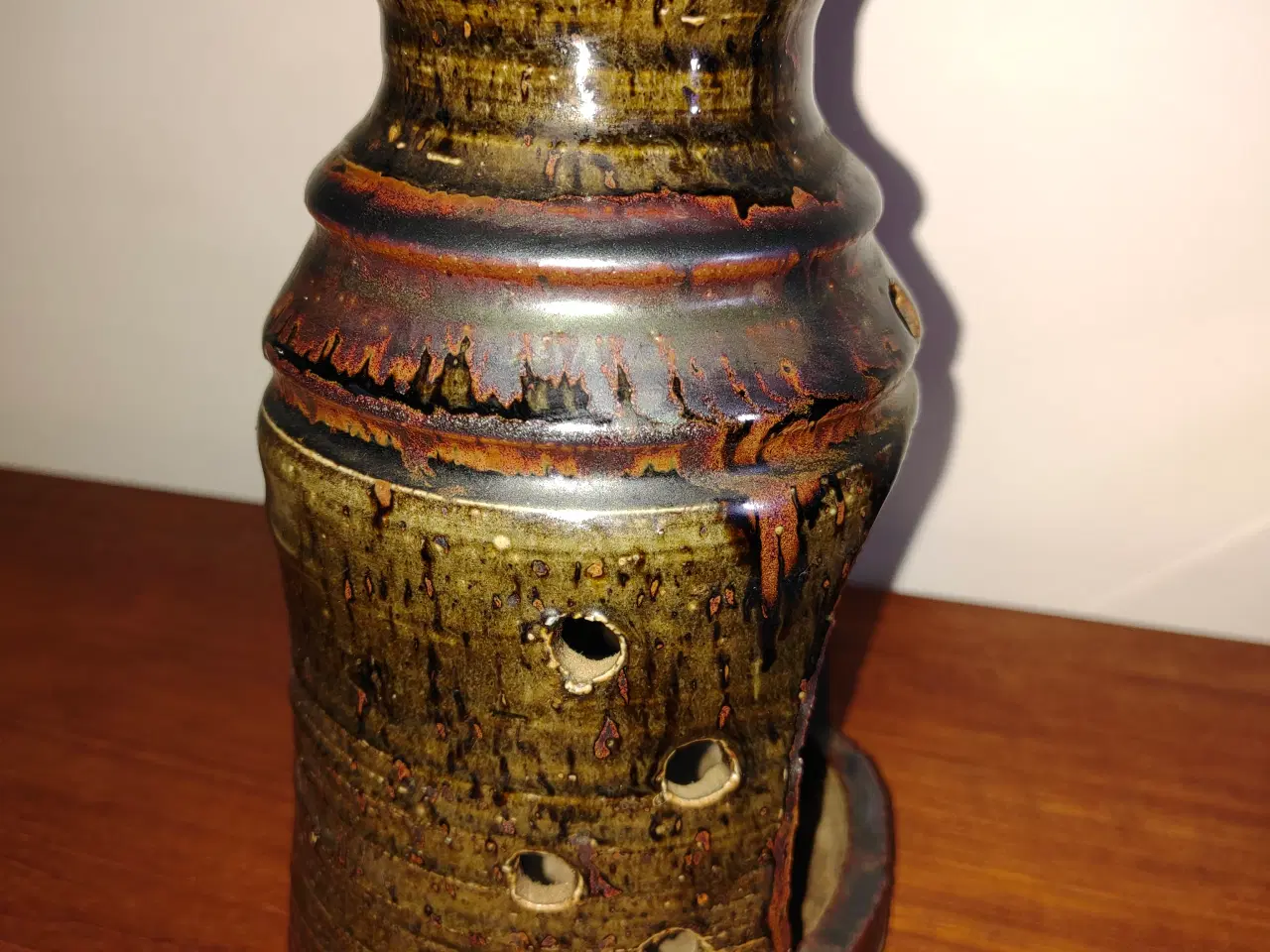 Billede 5 - Flot keramik lysestage/lygte