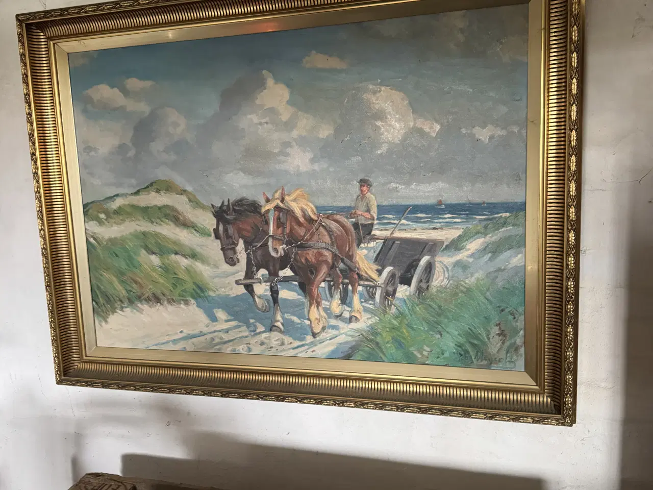 Billede 1 - Flot heste maleri