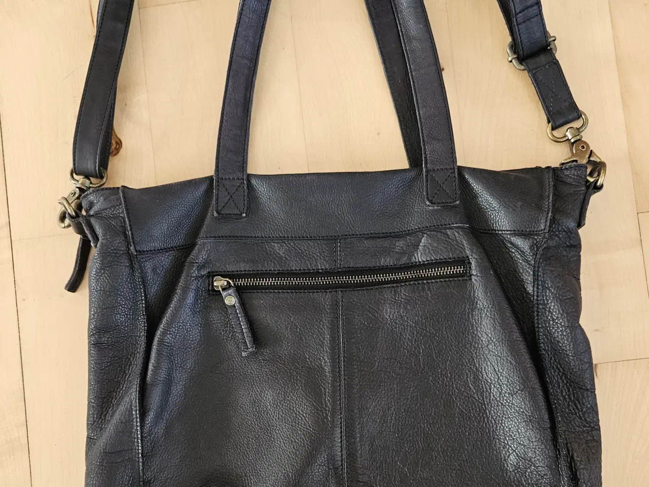 Billede 2 - Læder shopper fra Depeche