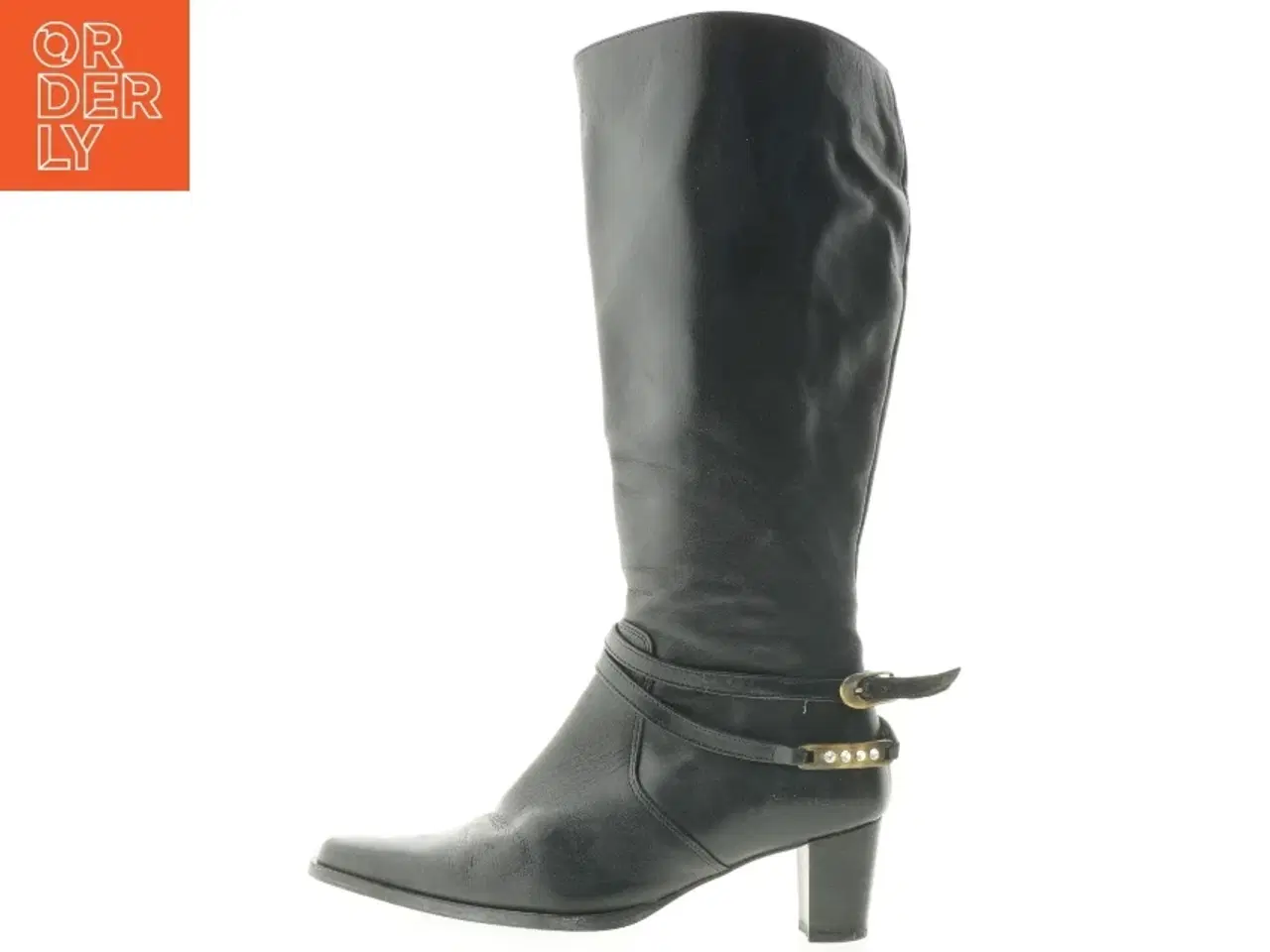 Billede 1 - Sorte læderstøvler fra Bladelli (str. 39 )