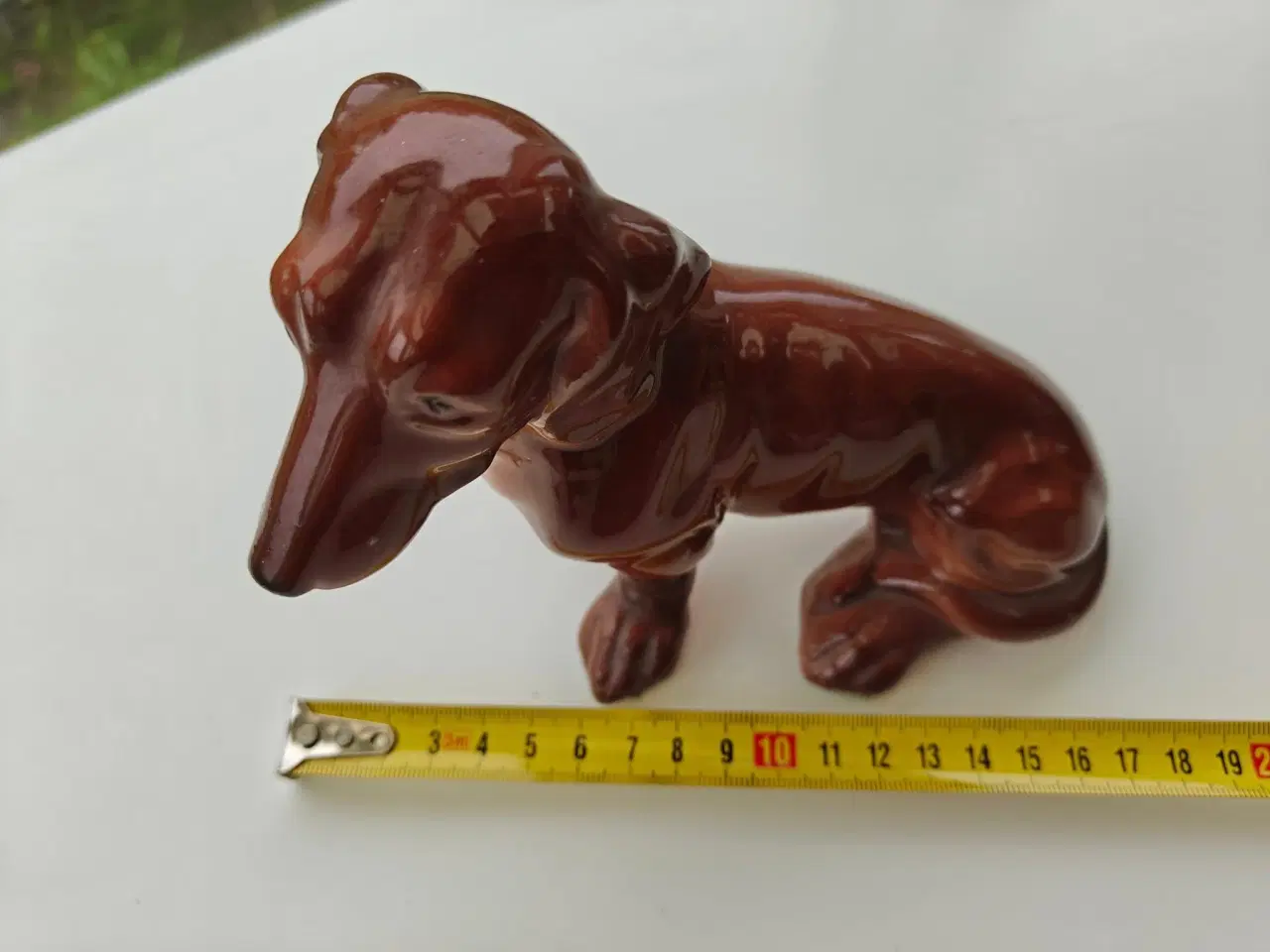Billede 8 - Gravhund porcelæns figur
