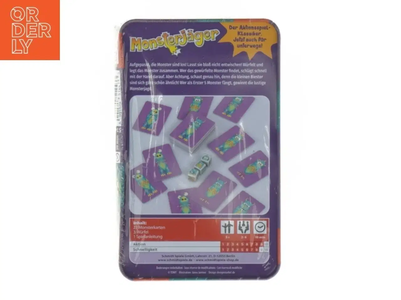 Billede 2 - Monsterjæger brætspil fra Schmidt (str. 18 x 11 x 4 cm)