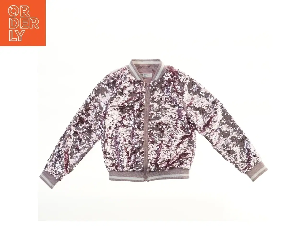 Billede 1 - Paillet jakke med kattemotiv fra H&M (str. 134)