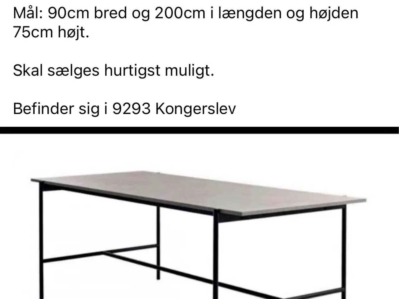 Billede 1 - spisebord   