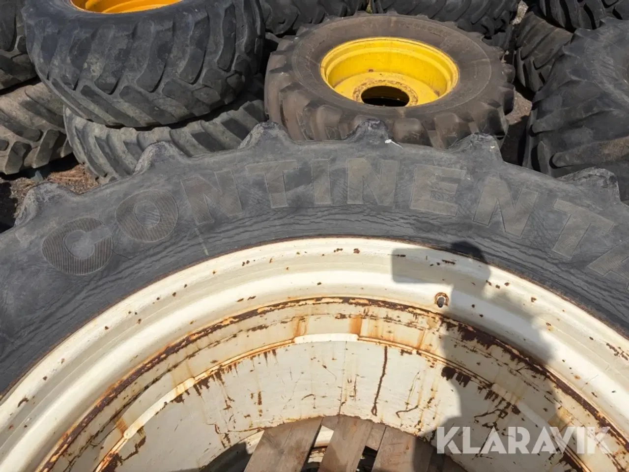 Billede 7 - Tvillingehjul Continental 520/85R46 2 styk med spænder
