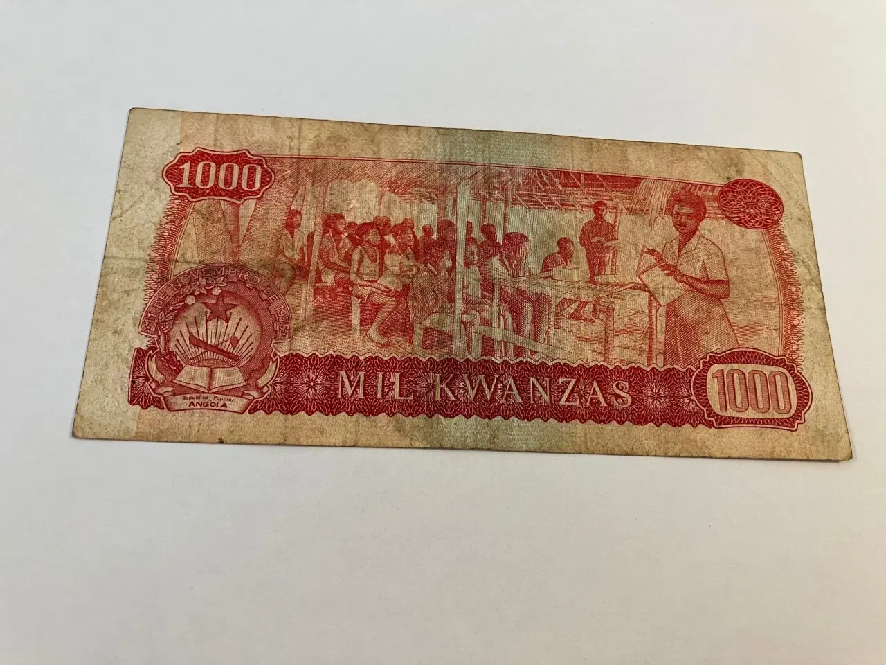 Billede 2 - 1000 Kwanzas Angola 1975