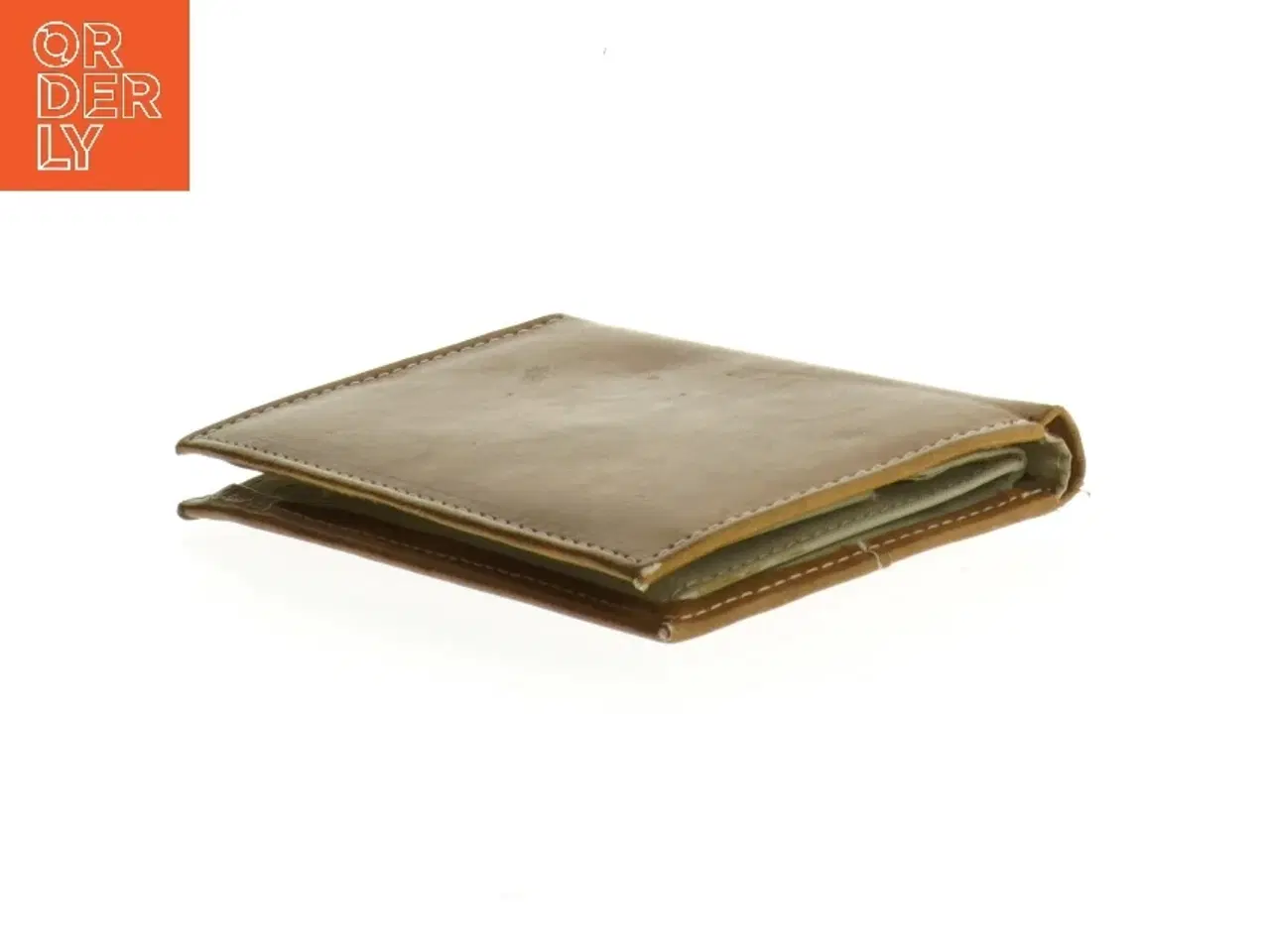 Billede 3 - Brun læderpung (str. 13,5 x 10 cm)