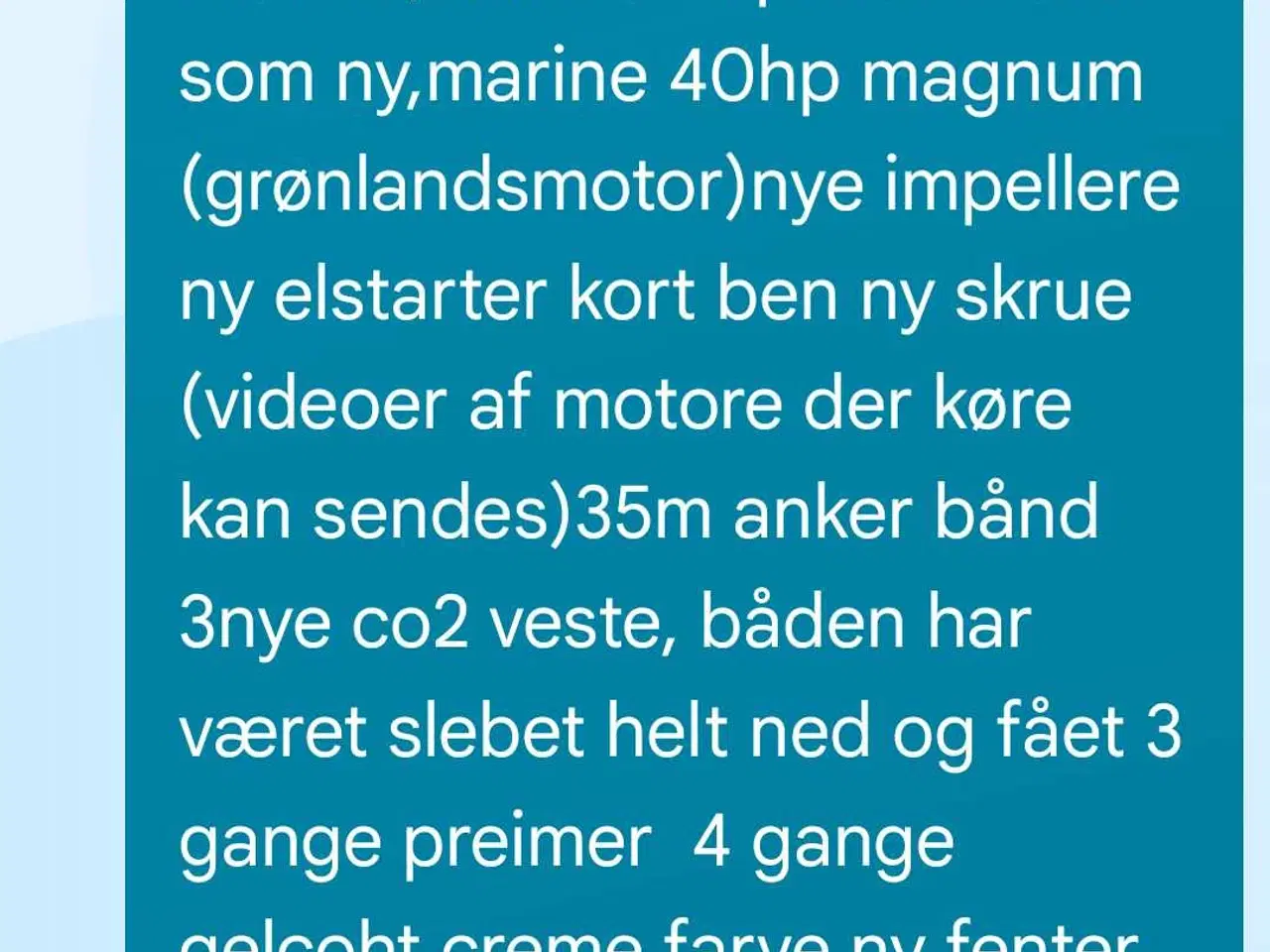 Billede 1 - Båd askelade 40hp 