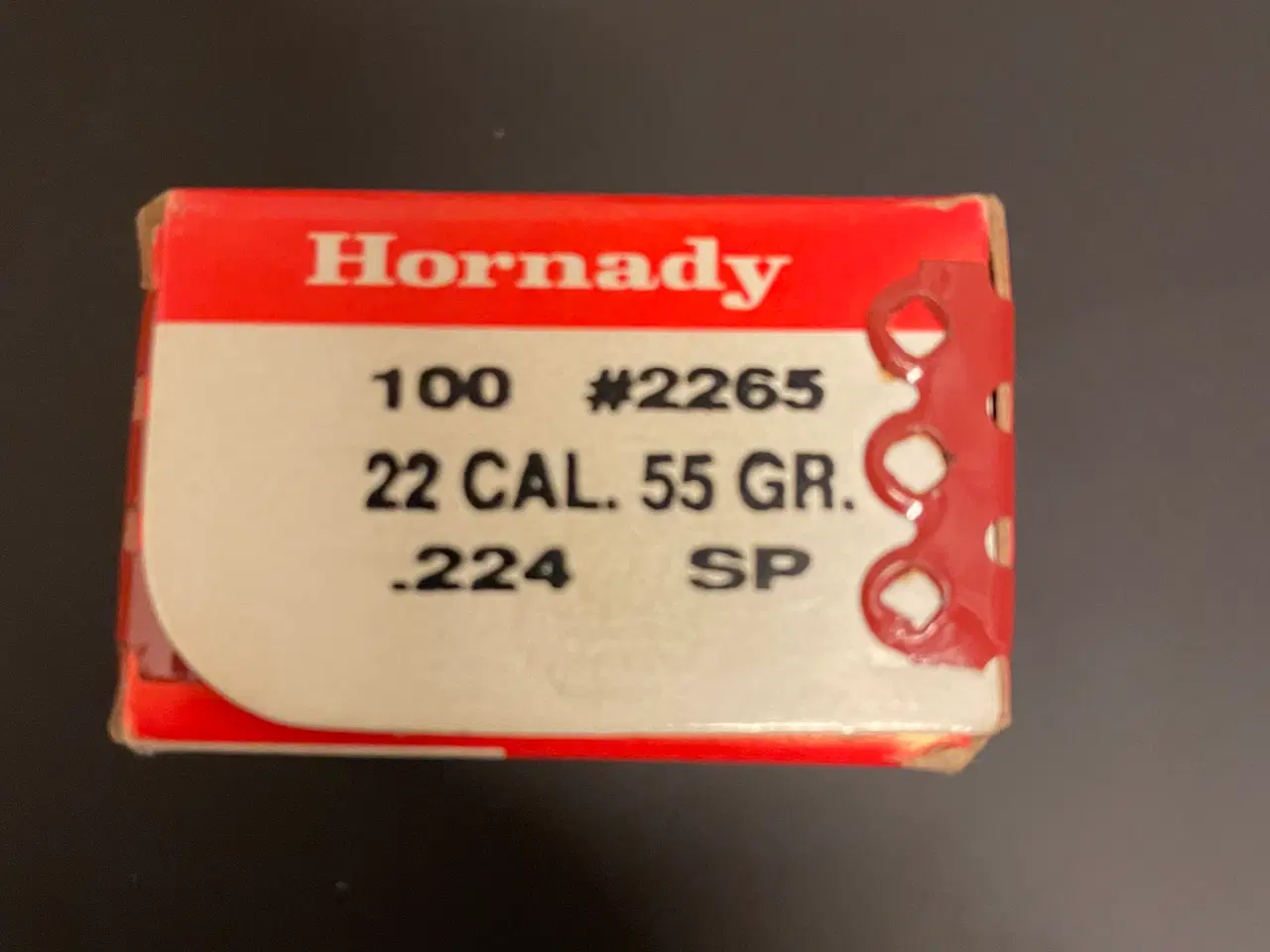 Billede 2 - Cal. 22 Hornady projektiler 55 grains 224 SP