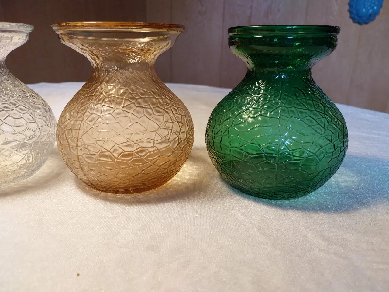 Billede 3 - 4 Hyacintglas fra Fyns Glasværk