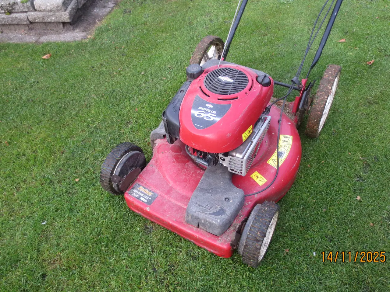 Billede 2 - 1 stk Partner Selvkørende Rotorplæneklipper