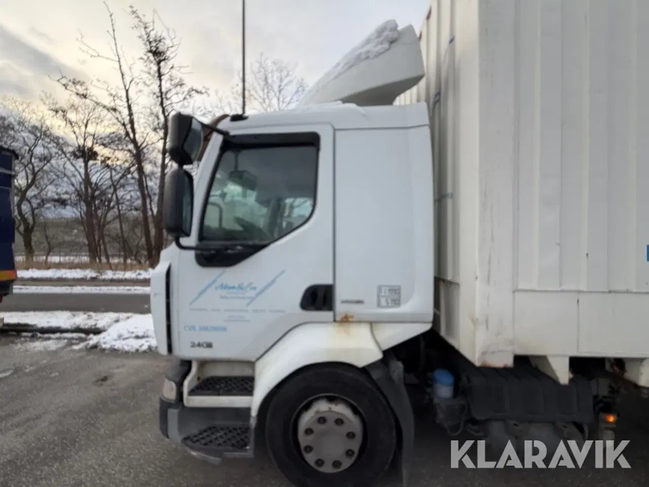 Billede 12 - Lastbil Renault Midlum med lift og skiftelads container