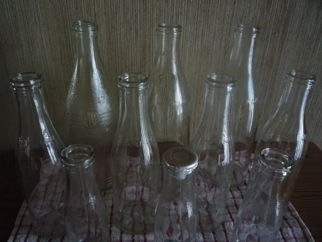 Billede 8 - Gamle mælkeflasker, flere størrelser