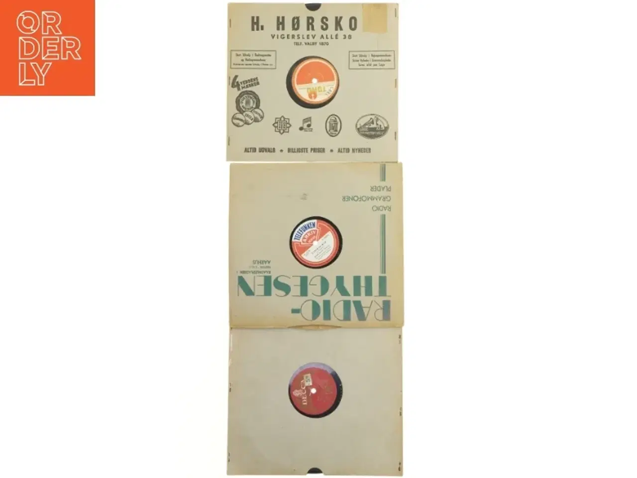 Billede 1 - 78 rpm grammofonplader (str. Ø 25 cm)