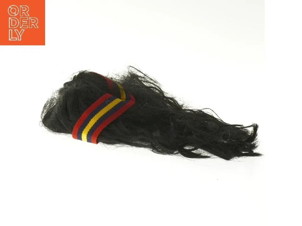 Billede 3 - Pandebånd med sort hår (str. Ø 20 cm)