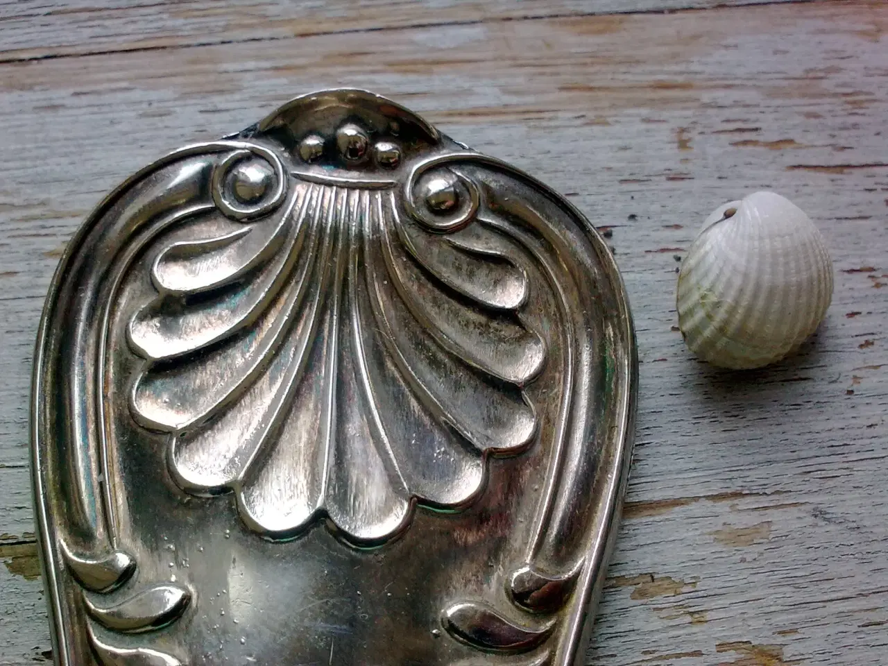 Billede 17 - KÆMPE sølvplet Kartoffel suppe ske SJOV