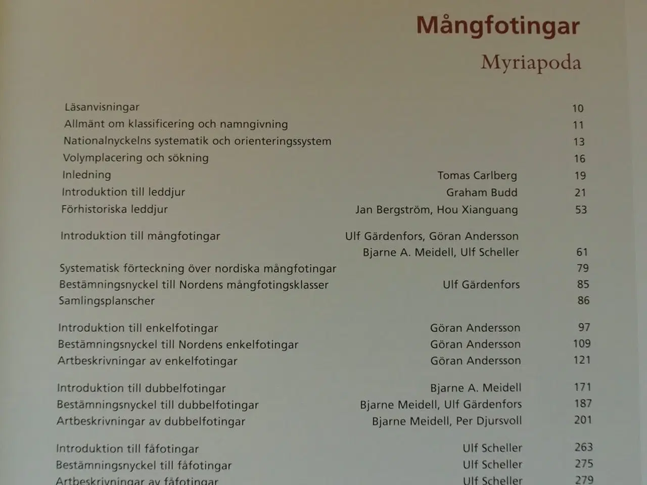 Billede 2 - mångfotingar - myriapoda - samtliga nordiska arter