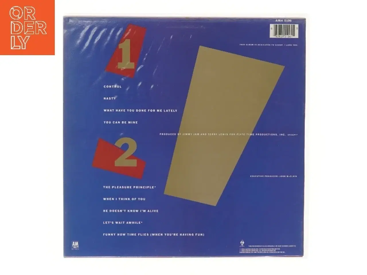Billede 2 - Janet Jackson Control LP fra A&M Records